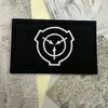 Parche de Tela Bordado con Logo de la Fundación SCP Insignia con Letras Accesorios para Ropa Parche de Tela Parche Autoadhesivo Puntos de Velcro