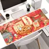 Alfombrilla de ratón creativa de Año Nuevo con texto para Riqueza Instantánea, Tamaño Grande, Tacto de Alta Gama, Engrosada, Resistente a la Suciedad, Resistente al Desgaste, Esterilla para Escritorio de Computadora