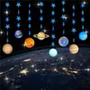Decorações de Parede e Teto para Sala de Aula com Tema de Tecnologia Aeroespacial para o Início das Aulas