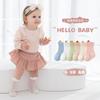 Calcetines de Algodón Finos Huecos Transpirables Color Liso Estéreo para Bebé Calcetines Sin Costuras para Recién Nacido Infantil Calcetines de Malla con Orejitas Pequeñas