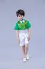 Traje de Coro Infantil 1 de Junio Pantalones con Tirantes para Niño Traje de Vestido con Lentejuelas Traje de Recitación de Poesía Infantil