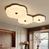 Lámpara de Techo Floral Vintage Estilo Francés para Dormitorio, Lámpara Creativa Retro para Sala de Estar, Luminarias Creativas con Protección Ocular para Estudio y Dormitorio