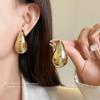 Pendientes acrílicos con forma de gota de agua transfronteriza con aguja de acero, pendientes de atmósfera exagerada de Europa y Estados Unidos, pendientes de temperamento simple de nicho, venta al por mayor para mujeres