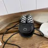 Mini Bolso de Hombro Estilo Occidental para Niños y Niñas, Lindo Bolso Cruzado para Bebé con Moño a Cuadros, Bolso Moderno de Color Sólido para Niños