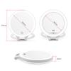 Espejo de maquillaje LED portátil de escritorio Espejo de Princesa de doble cara luminoso plegable espejo de maquillaje 10X 2022 espejo creativo de doble cara