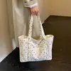 2026 Bolso Tote Grande Estilo Coreano Nuevo para Mujer para Viajes Diarios Bolso de Hombro Simple con Lunares Ligero Versátil Moderno