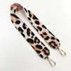 Nova cor estampa de leopardo alça de ombro larga não ajustável bolsa transversal de ombro com alça longa acessórios de alça de bolsa alça