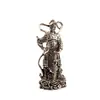 Estatua Guardiana Bodhisattva Weito de Latón Puro Weito Retro Uso Doméstico Estatua de Buda Artesanías de Escritorio Adornos de Cobre