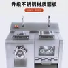 Picadora de Carne Vertical Multifuncional Eléctrica Comercial de Alta Potencia Henglian para Salchichas, Carne Molida, Rebanadas de Carne, Tiras de Carne y Cubos de Carne