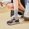 Zapatillas Deportivas Chunky Estilo Internet Celebrity Europeo para Mujer, Estilo Trendy Ins, Novedad Otoño 2025 Moda Coreana Zapatillas Deportivas de Suela Gruesa
