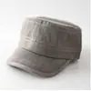 Gorra de béisbol de color sólido, estilo vintage desgastado, visera curva, copa plana, unisex, simple y versátil, casual, estilo británico para otoño e invierno
