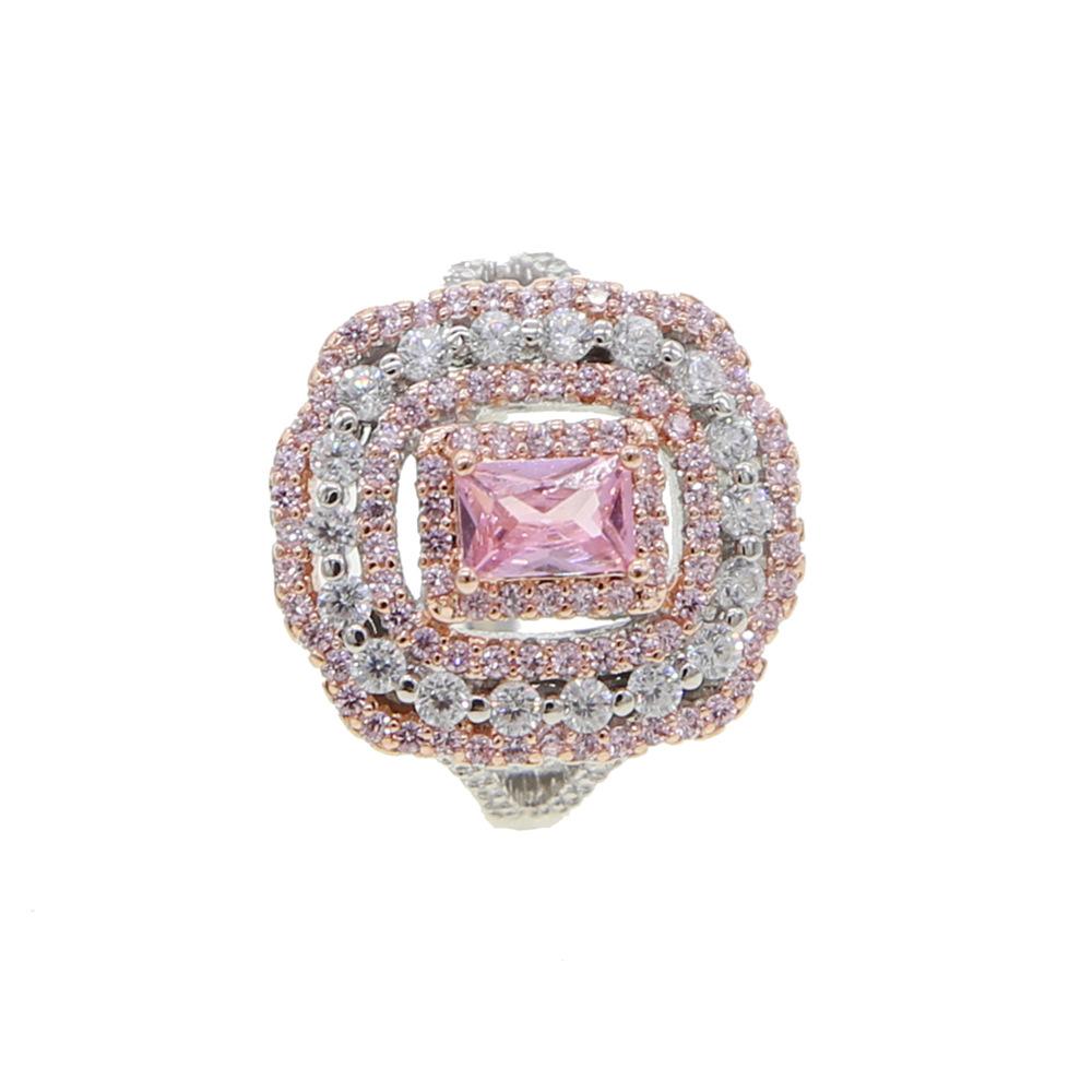 R105 铜 白金+玫瑰金双色 尺寸6 7 8 $11.99