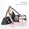 Bolsa de Maquiagem Grande Capacidade Kit Salão de Beleza Tatuagem Armazenamento de Cosméticos Divisória Multicamadas Tampa Estojo com Rodinhas para Cabelo
