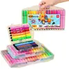 Bolígrafo de acuarela Deli Stationery 70724, 48 colores, lavable, para niños, de fibra, para estudiantes, venta al por mayor