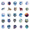 56 Nuevas Pegatinas de Graffiti de Lobo de la Pradera Transfronterizas Dibujos Animados Geniales Elegantes Decorativas para Funda de Teléfono Móvil Pegatina de Agenda Lote