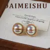 Pendientes de Plata de Ley S925 Moda Ins Circonita Corazón Geométrico Perla Pendientes Ligeros de Lujo de Gama Alta Exquisitos Versátiles para Mujer