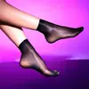 Medias Aurora 3D Brillantes Ultra-Delgadas de Seda de Hielo Transpirables Sexy Calcetines Cortos para Hombres y Mujeres