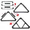 Instalación Portátil Multiusos Trípode 2 en 1 Marco Triangular de Plástico Trípode Negro Ocho Chino Marco Rombo Nueve Bolas