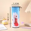 Liquidação - Estojo Cilíndrico de Desenho Animado Monstrinho Fofo Grande Capacidade Armazenamento de Material Escolar para Estudante Venda por Atacado