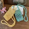 Bolsa de Teléfono Móvil Tejida Transfronteriza, Bolso de Hombro Cruzado Individual, Mini Bolso Multiusos, Bolso Casual con Textura, Bolso de Viaje de Lana