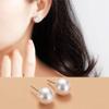 Pendientes clásicos japoneses de algodón perlado, pendientes de perlas grandes, pendientes de plata esterlina, pendientes de diseño japonés y coreano, ligeros, vintage
