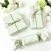 Papel de regalo de papel de pera a rayas azul bebé simple, forro de caja de avión, papel a prueba de humedad para ropa, papel de regalo para flores