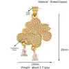 K93 Accesorios para Joyería DIY Estilo Europeo y Americano Color Luna Estrella Polar Arcoíris Zircón Colgante