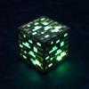 Lâmpada de Minério Minecraft Mina Azul Mina de Ouro Mina Verde Mina Vermelha Quarto Luz Noturna Lâmpada de Atmosfera Lâmpada Quadrada de Quatro Cores