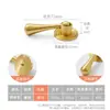 Novo Pingente Estilo Chinês Retrô Maçaneta de Gaveta de Latão Sólido, Puxador de Anel Dourado Antigo de Furo Único para Armário e Porta de Guarda-Roupa