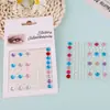 088 fábrica de girasoles al por mayor pegatinas de maquillaje para ojos con pedrería de perlas pegatinas de diamantes para la cara pegatinas de maquillaje decoración de escenario para niños
