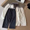 2026 Verano Nuevo Estilo Coreano Moda Cintura Elástica Cordón Pantalones Casuales para Mujer Sueltos Adelgazantes Versátiles Pierna Ancha Pantalones 2628