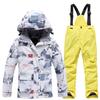 Traje de Esquí para Niños Traje de Invierno para Niñas para Exterior a Prueba de Viento Repelente al Agua Cálido Grueso Traje de Esquí Recién Llegado