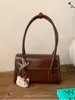 Bolsa de Hombro Cuadrada para Mujer, Moda Retro, Portátil, de Calidad, para Viajes de Negocios, Fábrica de Origen de Comercio Exterior Transfronterizo
