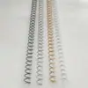 Anel de espiral de metal para encadernação em espiral de ferro para atacado 6,4-38mm anel de espiral metálico de bobina única para fichário