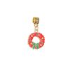 Cadena de Colgantes Navideños Transfronterizos Adornos DIY Pulsera Collar Cuerda Trenzada Colgante Regalo Navideño Copo de Nieve Accesorios de Árbol de Navidad