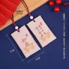 Pequeño Saquito Amuleto de Perlas Blancas Bolsa Vacía para Colgar en el Cuello, Pequeña Bolsa de Fragancia Estilo Chino, Bolsa de la Fortuna, Saquito de Paz, Bolsa Vacía