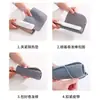 Bolsa de Armazenamento com Isolamento Térmico para Modelador de Cabelo de Silicone, Almofada Anti-Queimadura para Chapinha, Estojo Protetor Portátil para Modelador de Cabelo Elétrico