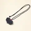 Colar com Pingente Incensário de Segurança Popular com Contas de Incenso da Medicina Tradicional Chinesa, um Pingente Decorativo para Saúde e Bem-Estar