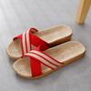 Pantuflas de Lino para Primavera y Otoño de Mujer para las Cuatro Estaciones, Pantuflas de Casa para Interior, Antideslizantes, para Pies sin Olor, Verano, Pareja, Hombres, Venta al por Mayor