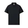 Camisa Polo Sin Costuras de Sensación Helada de Verano 10A Antibacterial Protección Solar Fresca Manga Corta Estilo Unisex