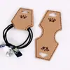 Tarjetas Plegables para Collares de Cartulina Blanca al por Mayor en Stock, Tarjetas de Exhibición para Empaquetar Colgantes de Cadena para Suéteres, Tarjetas para Joyería de Plata S925