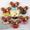 Accesorios para Funda de Teléfono de Dulces Accesorios de Resina Pegamento Crema Accesorios para el Cabello DIY Juguete de Comida Círculo Minnie Clip Dulce Bb Materiales