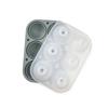 Molde de silicona creativo para hielo en forma de bola redonda de 6 rejillas, de grado alimenticio, de 50 ml, disponible en stock.