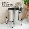 Soporte de Cubo de Sopa Comercial de Acero Inoxidable, Cubo Aislante de Cocina, Soporte de Esquina para Cubo de Agua, Base para Cubo de Agua Hirviendo, Soporte para Macetas, Soporte para Acuarios