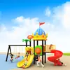 Parque de Diversões Grande Deslizador Externo Combinação de Tobogãs Equipamento de Playground Externo Comunitário Instalações de Brincadeiras Infantis