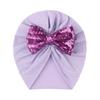 2022 Europeu e Americano Novo Bebê Desossado Pullover Cap Crianças Bow Hood Baby Hat