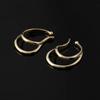 Wh139 Aretes tipo Ear Cuff Minimalistas de Estilo Fresco para Mujer Sin Perforaciones, Clips Metálicos Versátiles Únicos, Al Por Mayor