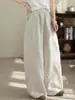 Estilo Holgazán 2026 Verano Nuevos Pantalones Casuales Rectos Adelgazantes para Mujer, Sueltos, de Algodón y Lino, Cómodos y Elegantes