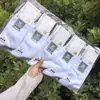 Meias de Algodão Yi Zhu Masculinas Femininas de Cano Médio Adicionadas com Fragrância Cintura Média Casuais Meias de Algodão Lisas Casuais de Algodão 26 Outono/Inverno Estilo de Alto Rendimento