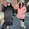 Chaqueta de plumón de longitud media para niña Ropa de otoño e invierno Chaqueta de plumón de pato para niños Talla grande para niños Chaqueta cálida holgada con capucha